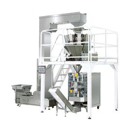 380V 50HZ Pastry Packaging Machine / PLC Control Multi Head Packing Machine